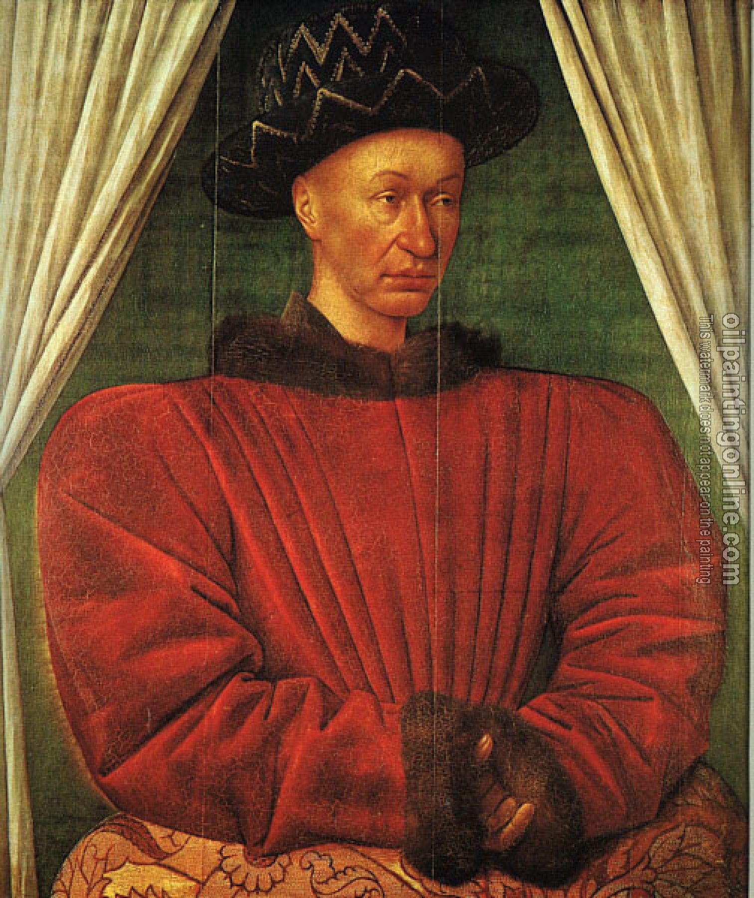 Fouquet, Jean - NPortrait of Charles VII of France